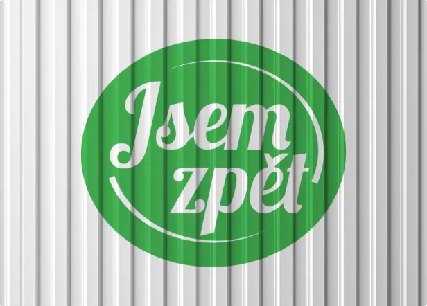 Jsem zpět logo | SAKO Brno